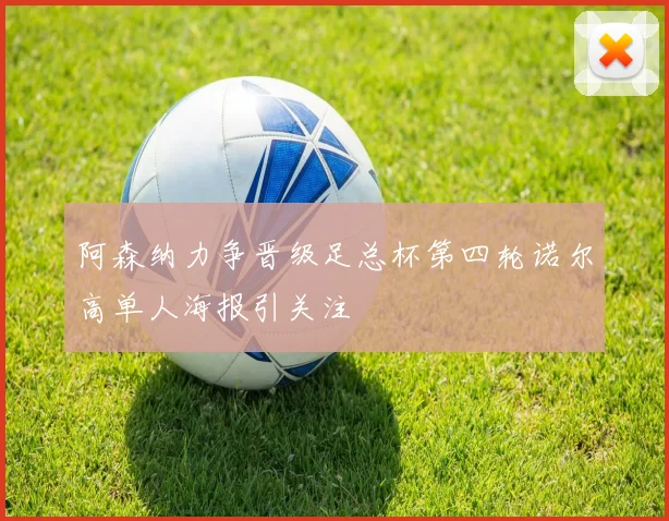 阿森纳力争晋级足总杯第四轮诺尔高单人海报引关注