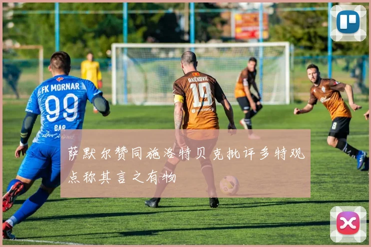 萨默尔赞同施洛特贝克批评多特观点称其言之有物